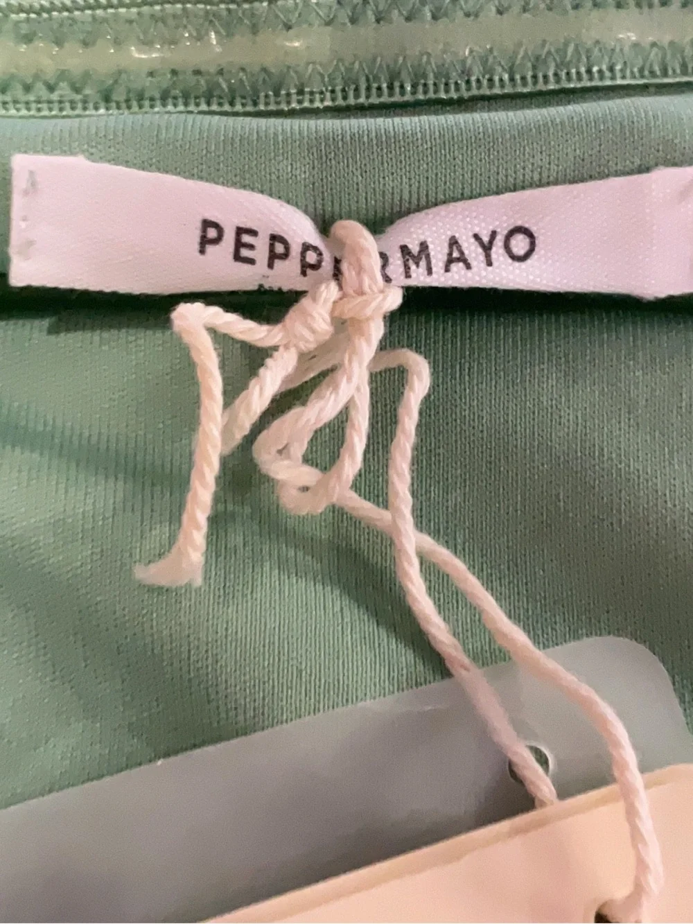 Peppermayo Made For You Low Rise Sequin Mini Skirt in Mint - Size 10